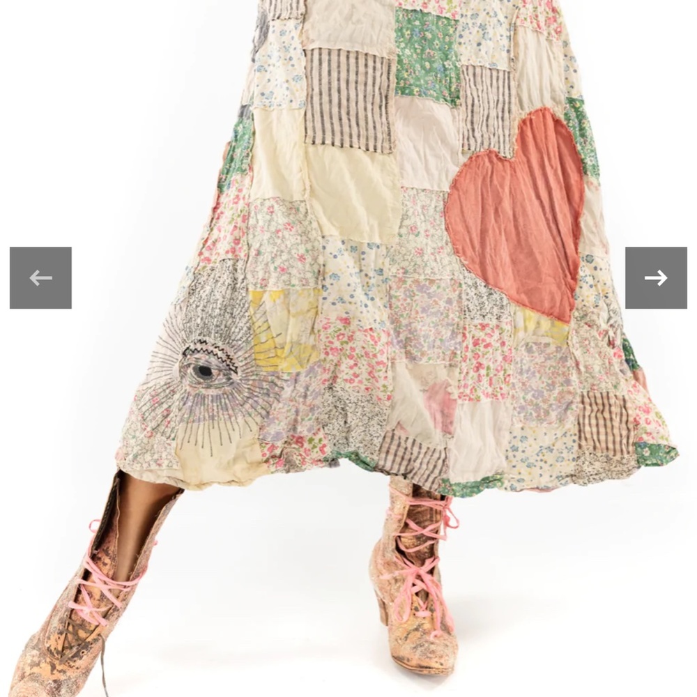 Magnolia Pearl Patchwork Maxi Skirt - Multicolor - Picture 5 of 9